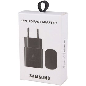 تصویر کلگی فست شارژ Samsung EP-TA800 2A PD3.0 15W Type-C برد مشکی پک ایرانی 