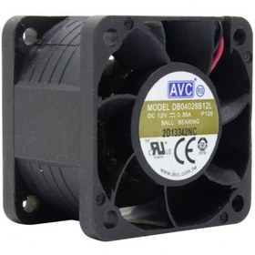 تصویر جت فن 12V-0.36A سایز 4x4x2.8cm مارک AVC مدل DB04028B12L 