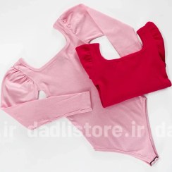 تصویر بادی پرنسسی یقه خشتی سایز آزاد رنگ‌های متنوع 