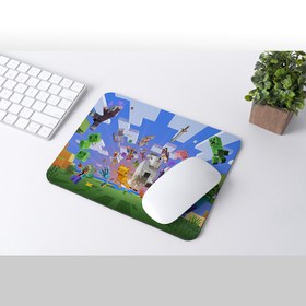 تصویر ماوس پد مدل بازی بازی ماینکرافت طرح Minecraft کد 03 