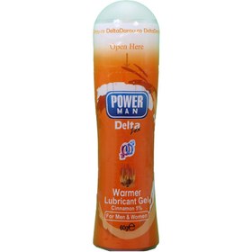 تصویر ژل گرم کننده Warmer پاورمن دلتازکس حجم 60 میلی لیتر Delta Darou Power man Warmer Gel 60ml