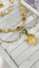 تصویر گردنبند سیترین 