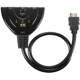 تصویر سوییچ سه پورت HDMI مدل 4K ULTRA 