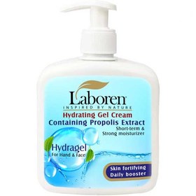 تصویر کرم ژل آبرسان پمپی حاوی عصاره پروپولیس 450میل لابورن Laboren Hydrating Gel Cream Containing Propolis Extract 450ml