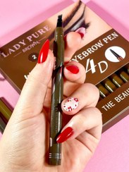 تصویر هاشور ابرو سه خط اورجینال ویدایی و لیدی پور - بصورت 12 عددی Viday's original Viday and Ladypour eyebrow pencils. Lady pour