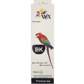 تصویر جوهر سابلیمیشن 100 میلی لیتر Wox مشکی Epson Wox Sublimation Black 100ml ink for Epson printers