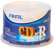 تصویر سی دی خام 52x فینال بسته 50 عددی Raw CD 52x Final Pack of 50