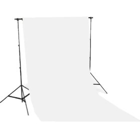 تصویر فون بک گراند سفید مخمل White Velvet Backdrop 3x5m White Velvet Backdrop 3x5m