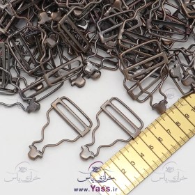 تصویر سگک سارافون فلزی دودی مسی (بسته 100 عددی) 