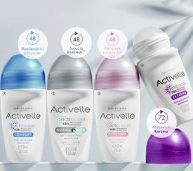 تصویر مام رولی - این دئودورانت رولی در ۴ رنگ موجود می‌باشد. Activelle deodorant protection