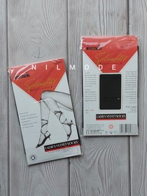 تصویر جوراب شیشه ای وارداتی اعلا مشکی و رنگ پا - مشکی 