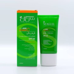 تصویر کرم رنگی متعادل کننده چربی SPF30 سی گل 40 میلی لیتر CC Cream SPF30 