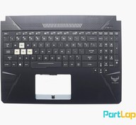 تصویر کیبورد و قاب دور کیبورد و تاچ پد لپ تاپ ایسوس TUF Gaming F17 FA706 