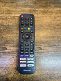 تصویر ریموت کنترل تلویزیون هوشمند هایسنس 