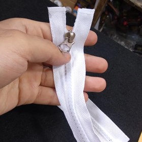 تصویر زیپ ۷۰ سانتیمتر استخوانی (کاپشنی) zipper