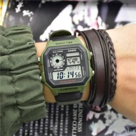 تصویر ساعت مچی دیجیتال مردانه کاسیو مدل AE-1200WHB-3B Casio AE-1200WHB-3BVDF Digital watch