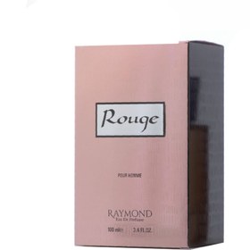 تصویر ادکلن مردانه Rouge برند رایموند حجم 100 میل raymond rogue 100ml for men