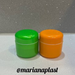 تصویر ظرف کرم دوجداره درپوش‌دار 30 گرمی 