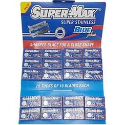 تصویر تیغ سوپرمکس آبی اصل supermax 