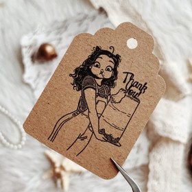 تصویر تگ قنادی کد 414 ( بسته 30 عددی ) 