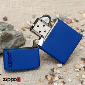 تصویر فندک زیپو مدل Zippo ROYAL BLUE MATTE کد 229ZL Zippo ROYAL BLUE MATTE 229ZL Lighter