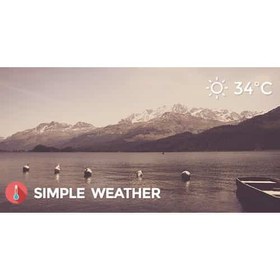 تصویر افزونه هواشناسی ساده وردپرس با قابلیت ویجت و شورتکد | پلاگین Simple Weather 