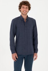 تصویر پیراهن آستین بلند مردانه نیلی یو اس پولو 