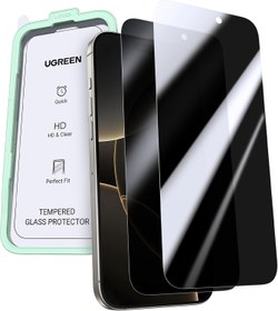 تصویر محافظ صفحه نمایش UGREEN iPhone 16 Pro Privacy 6.3'' 100% Privacy Protection محافظت نهایی در برابر سقوط 1:1 پوشش کامل محافظ صفحه نمایش ضد جاسوسی 9H+ Tempered Glass Fit for Most Case (2 بسته) - ارسال 20 روز کاری UGREEN iPhone 16 Pro Screen Protector Privacy 6.3'' 100% Privacy Protection Ultimate Drop Protection 1:1 Full Coverage Anti Spy Screen Protector 9H+ Tempered Glass Fit for Most Case (2 Pack)