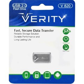 تصویر فلش مموری وریتی مدل V820 ظرفیت 32 گیگابایت VERITY V820 32GB USB 2.0 Flash Drive