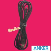 تصویر کابل بلند میکرو یو اس بی برند Anker انکر 