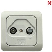 تصویر پریز آنتن میانی نکست مدل WALL SOCKET TRANSITIVE NEXT YE-4002 