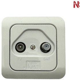 تصویر پریز آنتن میانی نکست مدل WALL SOCKET TRANSITIVE NEXT YE-4002 