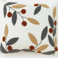 تصویر کوسن پانچ طرح گیلاس 