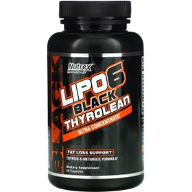 تصویر لیپو سیکس بلک تیرولیل ناترکس / Nutrex Lipo 6 Black Thyrolean 