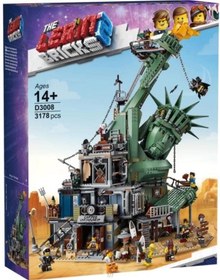 تصویر لگو مجسمه آزادی ۳۱۷۸ قطعه مدل D3008 