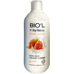 تصویر بیول لوسیون بدن شیر و عسل BIOL MILKY HONEY BODY LOTION