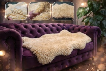 تصویر پوست گوسفند طبیعی MERINO SHEEPSKIN