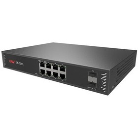 تصویر سوئیچ 8 پورت POE مدل ONV POE33108PF ONV 8 port POE network switch POE33108PF