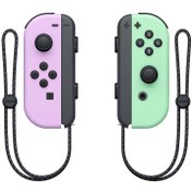 تصویر جوی کان سبز و بنفش نینتندو سوییچ Joy-Con Pastel Purple / Pastel Green 