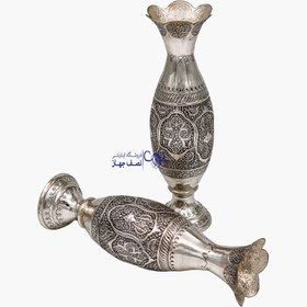 تصویر قلمزنی گلدان جفت کد gs27 