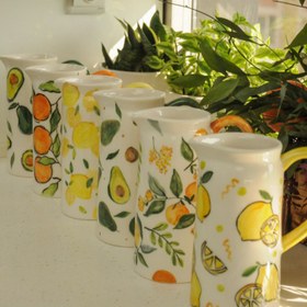 تصویر پارچ طرح میوه 