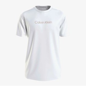 تصویر تیشرت مردانه کلوین کلاین اورجینال سفید Calvin Klein 34-KM0KM00960 - YCD 