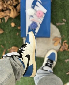 تصویر نایکی جردن 1 ترویس اسکات ساقدار فرگمنت || Nike Jordan 1 Travis scott 1 High OG Fragment (کد ۴۷۰) 