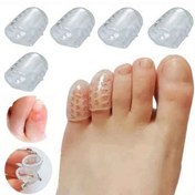 تصویر محافظ انگشت پا سیلیکونی ۱۰ عددی 