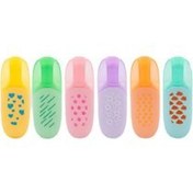 تصویر مینی هایلایتر اسکول فنس بسته 6 عددی 