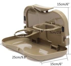 تصویر میز پذیرایی پشت صندلی خودرو Car back seat reception table
