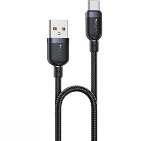 تصویر کابل تایپ سی 18 وات یسیدو مدل CA132C yesido CA132C USB to USB Type-C Charging Cable 1.2m