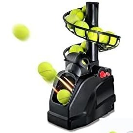 تصویر دستگاه توپ تنیس Teknigoo حداکثر ۱۰ توپ برای خودآموزی 
