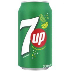 تصویر نوشابه سون آپ SEVEN UP با طعم طبیعی لیمو 330 میل 