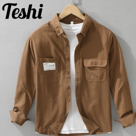 تصویر پیراهن کتان ضخیم 